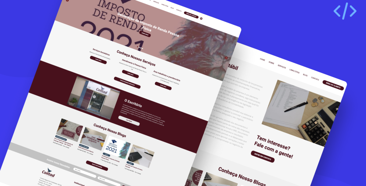 Site Contad Contabilidade