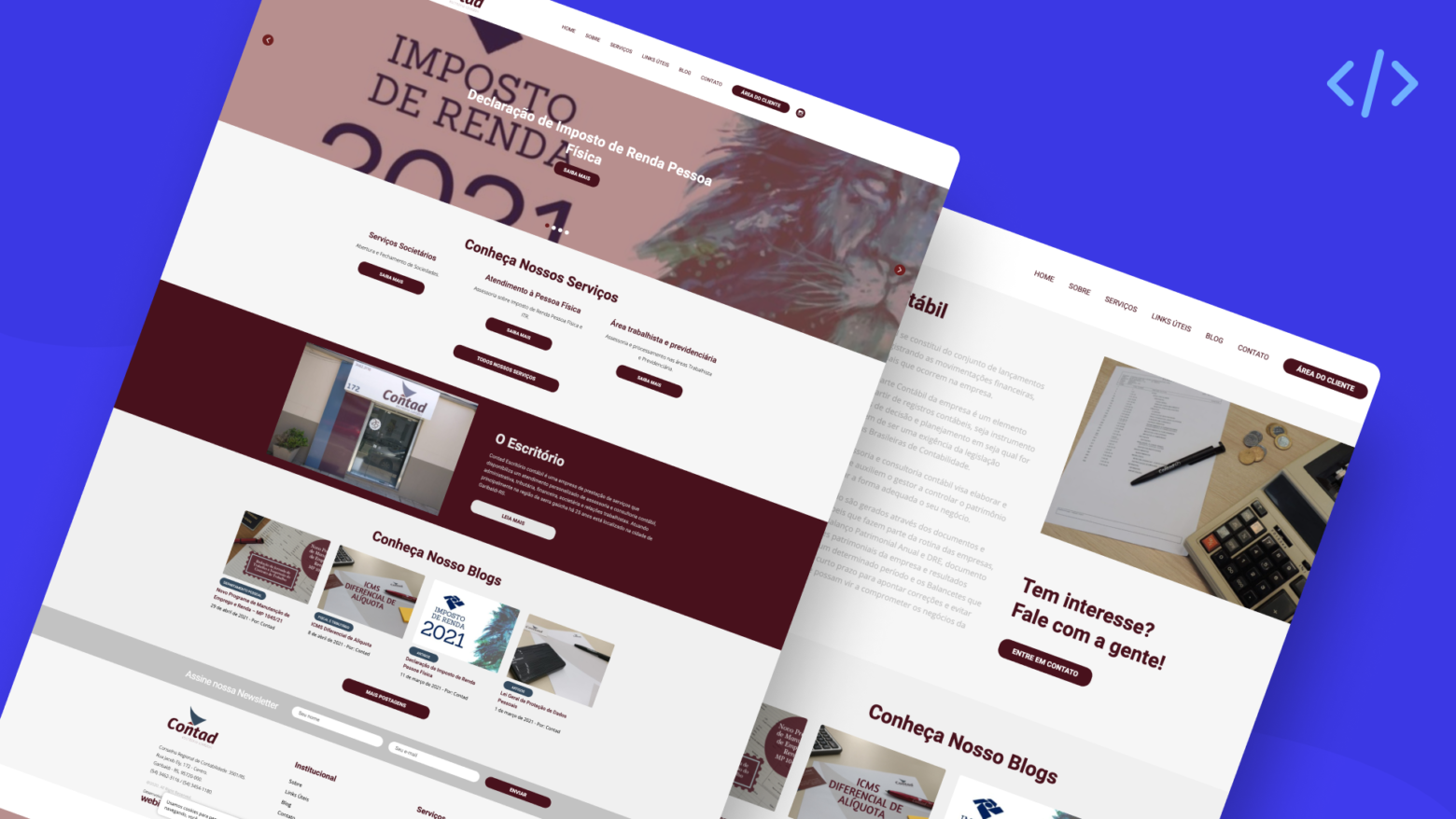 Site Contad Contabilidade