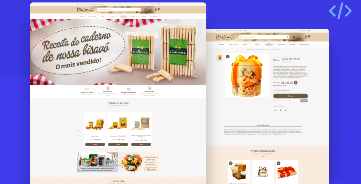 Ecommerce Itallinni Biscoteria