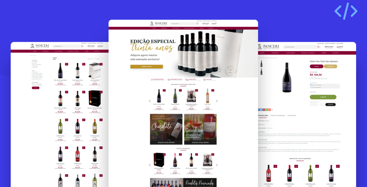 Ecommerce Vinícola Panceri