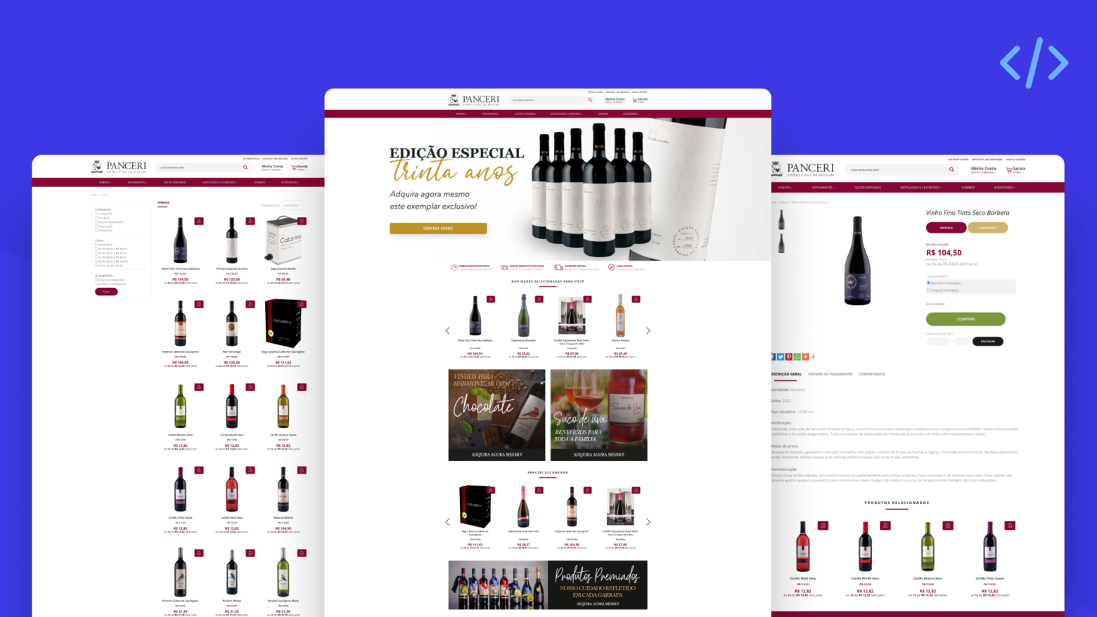 Ecommerce Vinícola Panceri