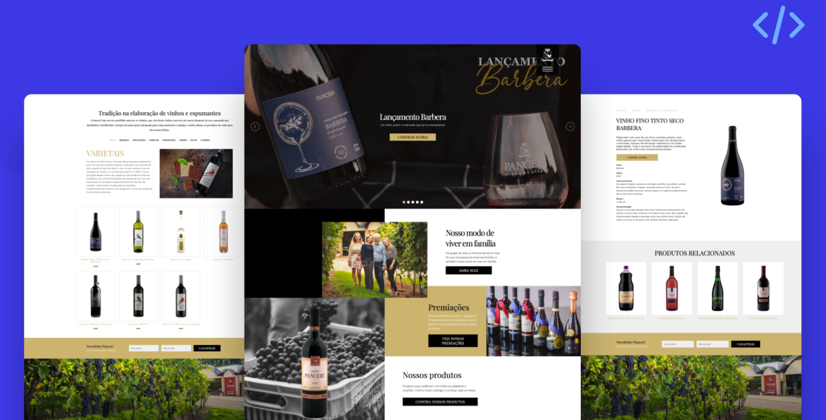 Site Vinícola Panceri